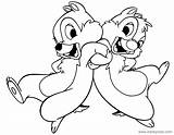 Chip Dale Colorear Chips Wonders Cartoons sketch template