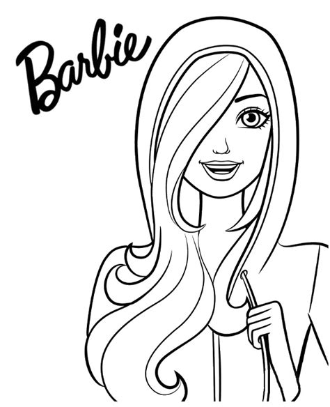 barbie logo coloring page  file include svg png eps dxf
