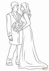 Coloring Wedding Couple Pages Drawing Happy Printable Sheets Color Couples Supercoloring Coule Kids Drawings Template Adult Sketch Print Furry Getdrawings sketch template