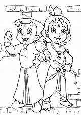 Coloring Bheem Krishna Chota Pages Colouring Print Drawing Cartoon Clipart Drawings Strong His Kids Lord Balaram Characters Sketches Quality High sketch template