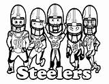 Steelers Coloring Pages Football Printable Anycoloring Getdrawings Getcolorings Color Nfl Pittsburgh sketch template