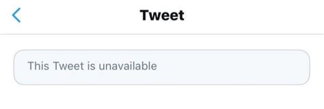 what does this tweet is unavailable mean on twitter saint