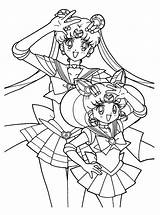 Moon Sailor Coloring Pages Anime Printable Manga Choose Board Kids Sheets Print sketch template