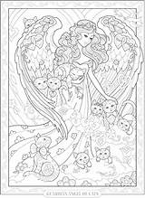 Guardian Angel Coloring Angels Pages Getdrawings Getcolorings sketch template