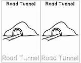 Tunnels sketch template