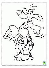 Coloring Lola Bunny Baby Book Tunes Looney Dinokids Pages Print Tvheroes sketch template