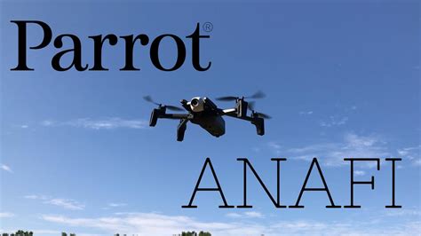 parrot anafi  review youtube