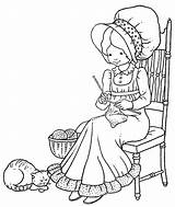 Coloring Hobbies Holly Hobbie Hobby Pages Getcolorings Embroidery Popular 선택 보드 sketch template
