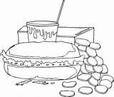 Food Coloring Pages sketch template