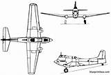 Il Ilyushin 1948 Russia Blueprintbox Coot Wikia Aircraft sketch template