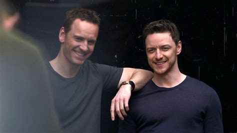 james and michael ☆ james mcavoy and michael fassbender photo