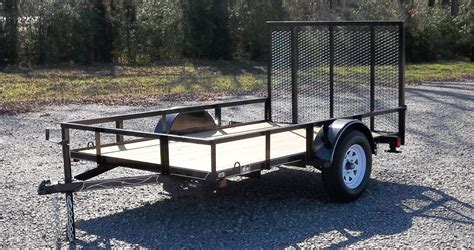 p single axle series utility trailer car tex trailers