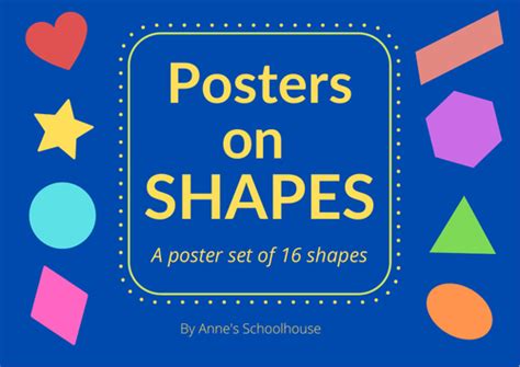 shapes posterswall displaybulletin board teaching resources