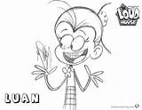 Luan Loud Pages Coloring House Cool Printable Bettercoloring Kids Colouring Lana sketch template