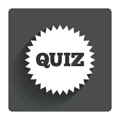 quiz icon stock vector  blankstock