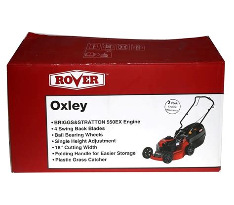 rover oxley lawn mower  briggs stratton  engine  cutting widt auction
