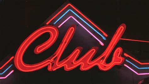 club sign club sign  stock footage video  royalty   shutterstock