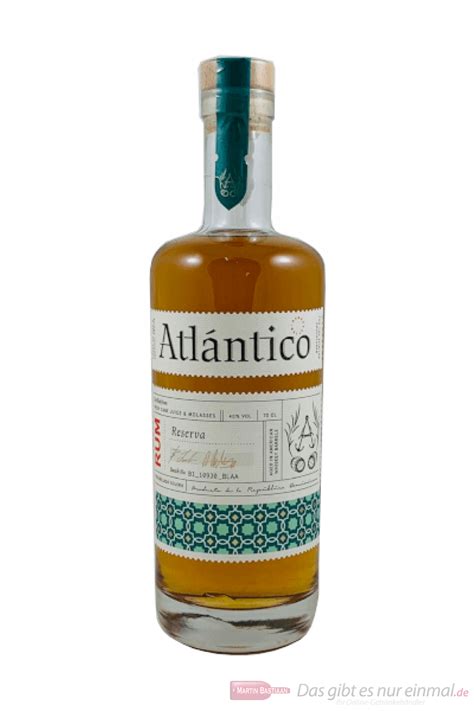 atlantico reserva karibischer rum  flasche dasgibtesnureinmalde