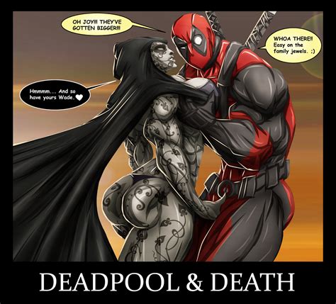 deadpool and death death erotic images superheroes