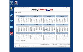 Desktop.Calendar.Tray.OK screenshot #4