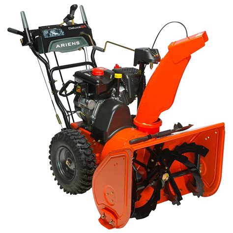 ariens deluxe    stage electric start gas snow blower  auto