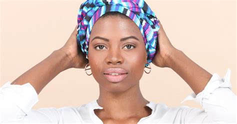 How To Tie Headscarf Wrap Turban Hair Tutorial