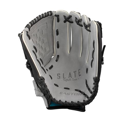 Easton Slate Fastpitch Series 12 5in Infield Softball Glove Grey Black