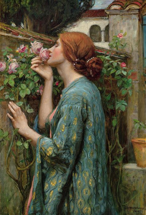 Soul Of The Rose 1908 Painting By John William Waterhouse