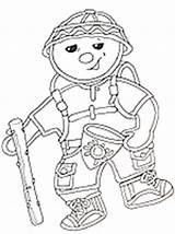 Gingerbread Hiker Boy Mural Coloring Friends sketch template