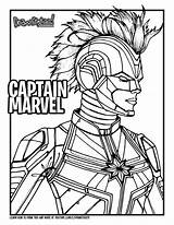 Coloring Marvel Captain Pages Popular Marvels sketch template
