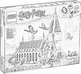 Potter Harry Coloring Hogwarts Lego Pages Great Hall Filminspector Kit Building Basic sketch template