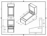 Pinball Plans Cabinet Virtual sketch template