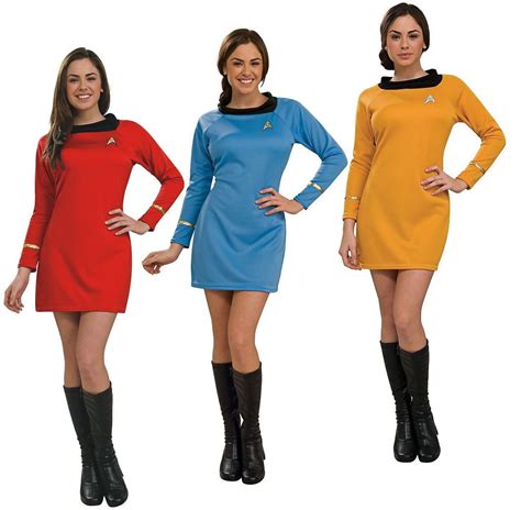 star trek women s deluxe uniform costume dress original series