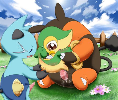 rule 34 anus blush chibi color cum cute day dewott interspecies male male only multiple males