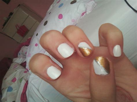 gold dipped nails