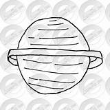 Saturn Outline Watermark Register Remove Login sketch template