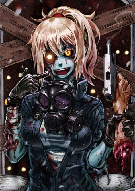 zombie anime girl anime amino