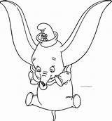 Dumbo Coloring Fall Pages Wecoloringpage sketch template