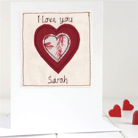 personalised love heart card  milly  pip notonthehighstreetcom