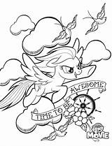 Pony Coloring Little Movie Pages 塗り絵 Dash Rainbow Tempest Drawing Colouring ぬりえ Mermaid Disney Youloveit Cow Kids Sheets Print Princess sketch template