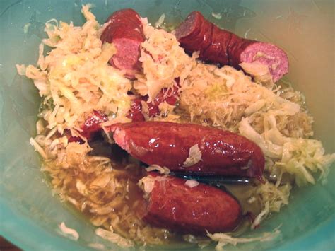 Simple And Hearty Sauerkraut With Sausages Popsugar Food