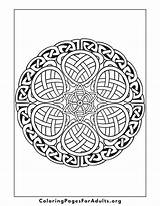 Coloring Celtic Pages Knot Getcolorings Adults Printable sketch template