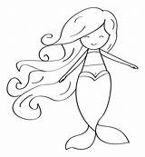 Mermaid Drawing Simple Tail Cute Clip Clipart Outline Ariel Coloring Drawings Kids Line Hair Cliparts Getdrawings Colouring Pages Pngkey Transparent sketch template