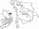 Shark Goblin Getdrawings Drawing Sotong sketch template