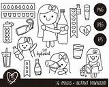 Planner Cliparts Water Girl Clipart Hydrated Stay sketch template