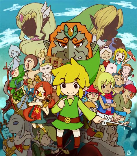 Link Princess Zelda Toon Link Ganondorf Tetra And 8 More The