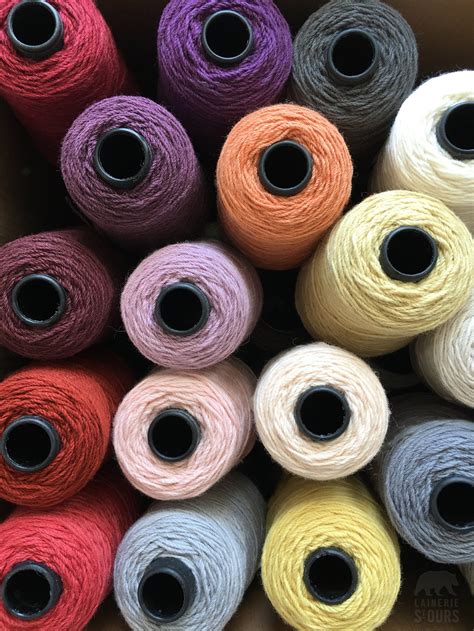 rug weaving yarn pure wool yarn  lb cone yarn  wall etsy