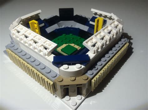 mini  york yankees stadium custom lego set  printed instructions