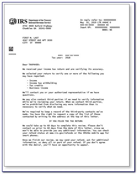 irs financial hardship letter