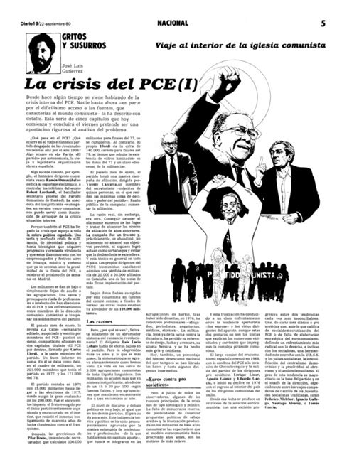 la crisis del pce i archivo linz de la transición española